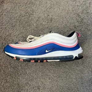 Nike Air Max 97 White Blue Pink Sneakers